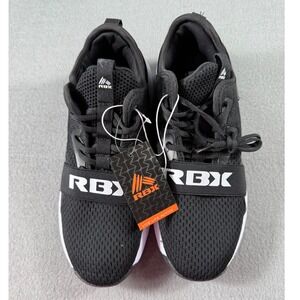RBX Men's Black Mesh Athletic Tennis‎ Shoes Size 10 NWT Lightweight Trainers